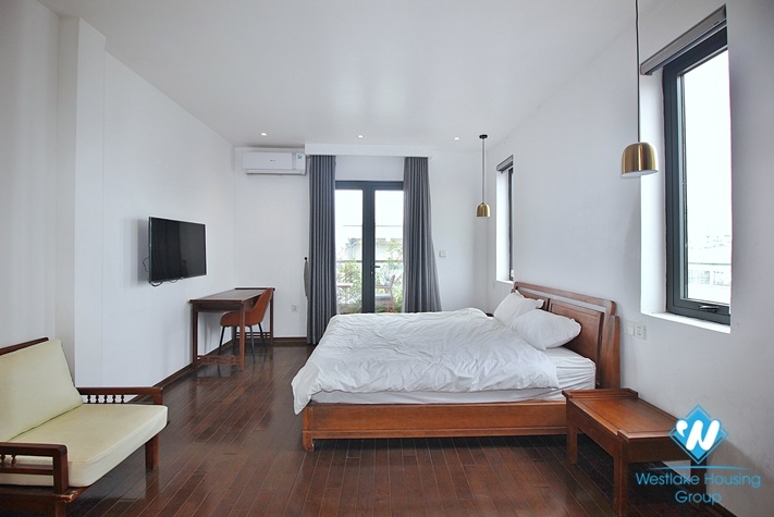 Bright and spacious one bedroom apartment for rent in Tay Ho, Hanoi