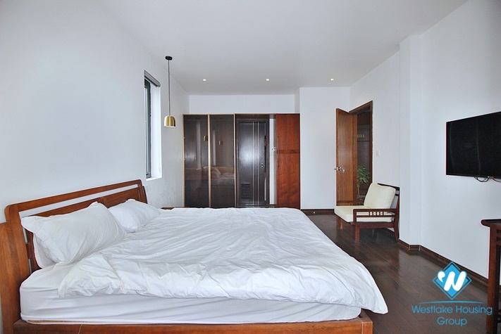 Bright and spacious one bedroom apartment for rent in Tay Ho, Hanoi