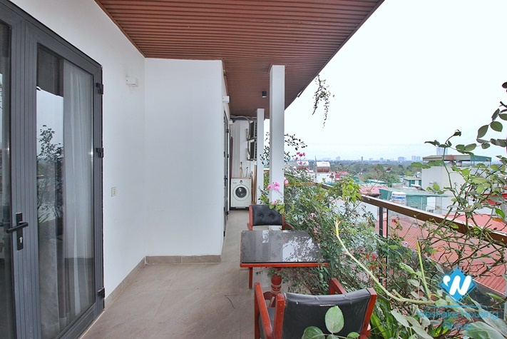 Bright and spacious one bedroom apartment for rent in Tay Ho, Hanoi
