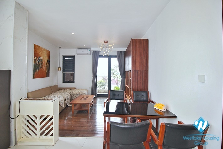 Bright and spacious one bedroom apartment for rent in Tay Ho, Hanoi