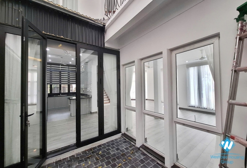 Renovated corner house for rent in G6-1 block, Ciputra, Tay Ho