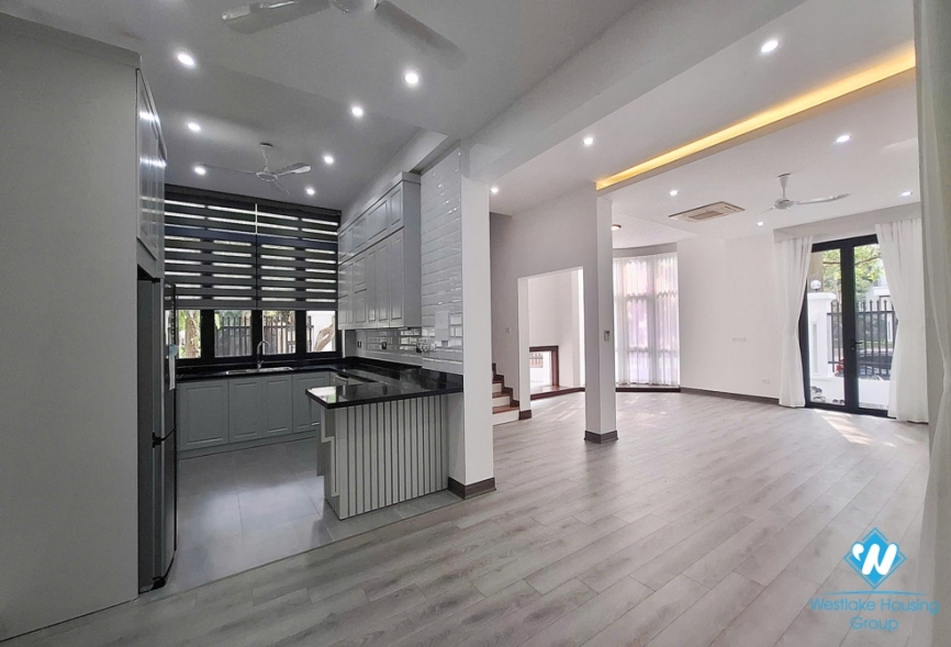 Renovated corner house for rent in G6-1 block, Ciputra, Tay Ho
