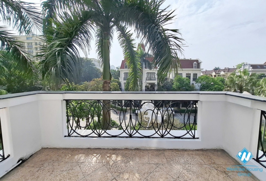 Renovated corner house for rent in G6-1 block, Ciputra, Tay Ho