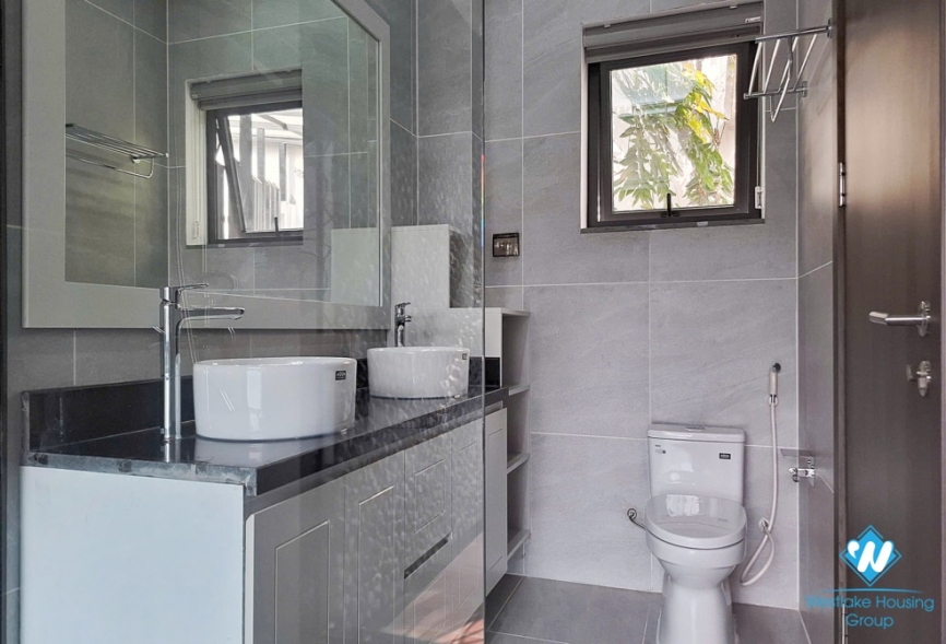 Renovated corner house for rent in G6-1 block, Ciputra, Tay Ho