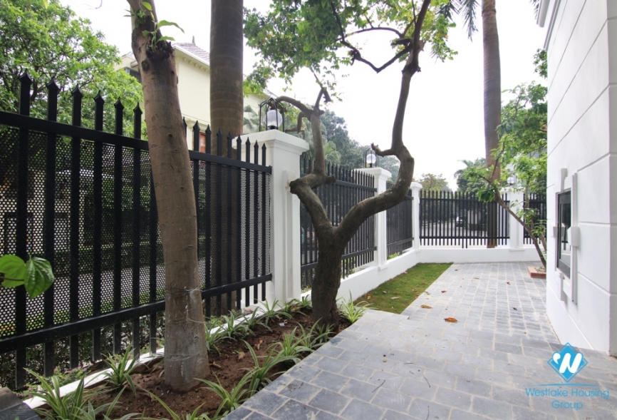 Renovated corner house for rent in G6-1 block, Ciputra, Tay Ho