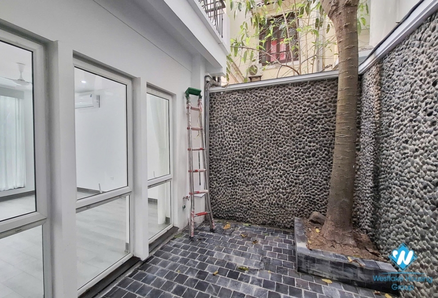 Renovated corner house for rent in G6-1 block, Ciputra, Tay Ho