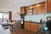 A bright one bedroom apartment for rent on Dang Thai Mai street, Tay Ho, Ha Noi