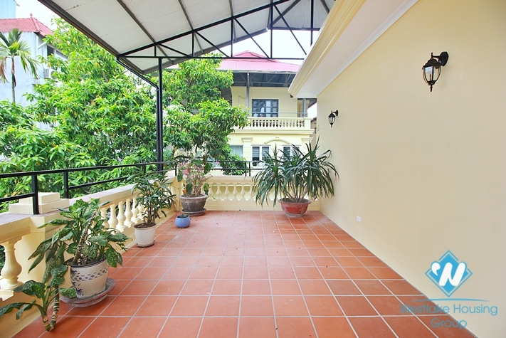 Garden house with out-door pool for rent in To Ngoc Van st, Tay Ho
