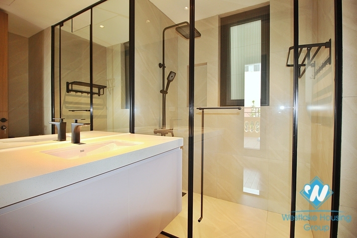 Garden house with out-door pool for rent in To Ngoc Van st, Tay Ho