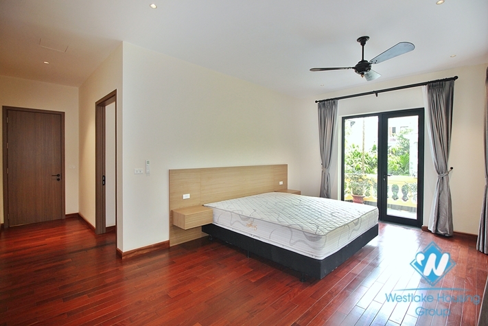 Garden house with out-door pool for rent in To Ngoc Van st, Tay Ho