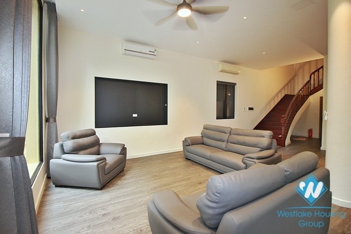 Garden house with out-door pool for rent in To Ngoc Van st, Tay Ho