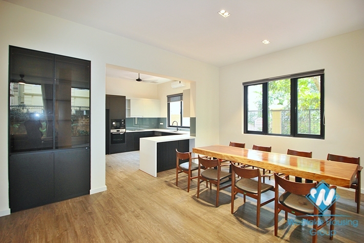 Garden house with out-door pool for rent in To Ngoc Van st, Tay Ho