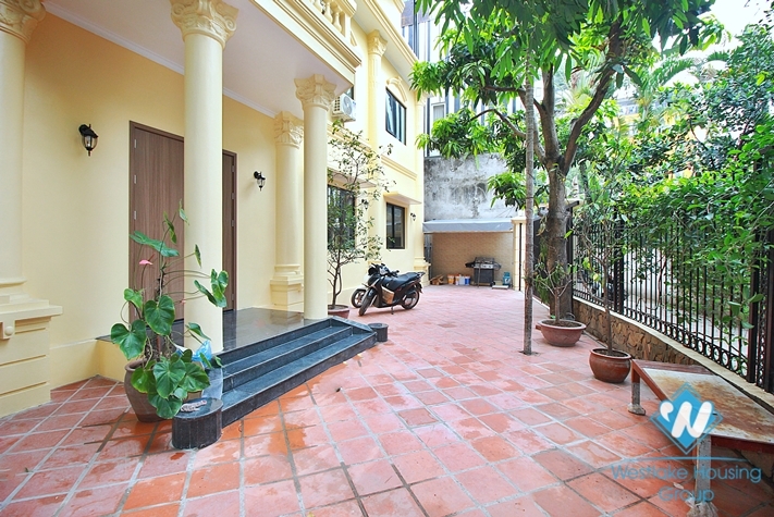 Garden house with out-door pool for rent in To Ngoc Van st, Tay Ho