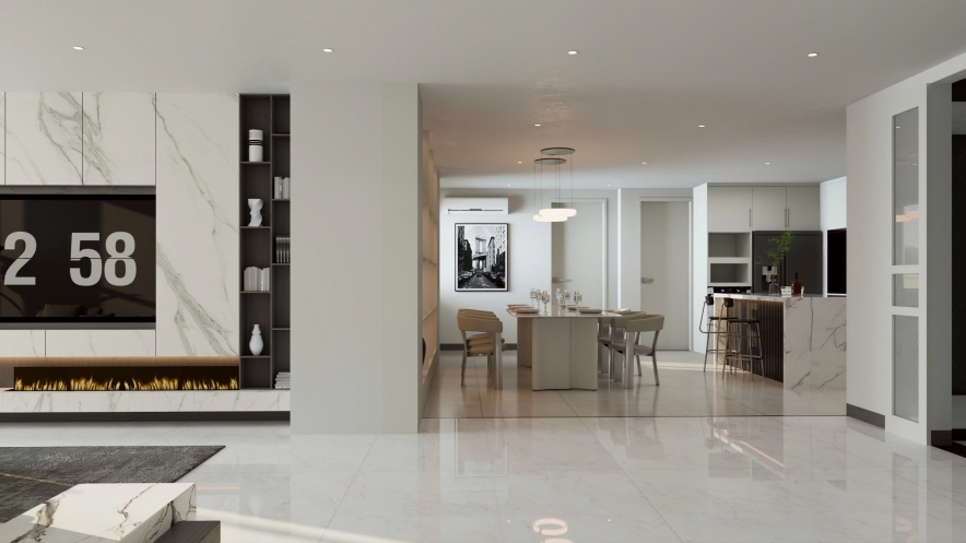 Nice penthouse apartment for rent in Ciputra area 