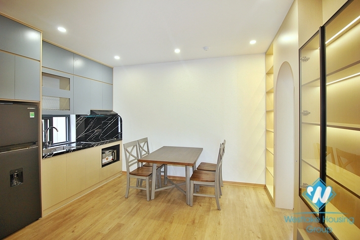 Lake view and brand new one bedroom apartment for rent in Vu Mien st, Tay Ho