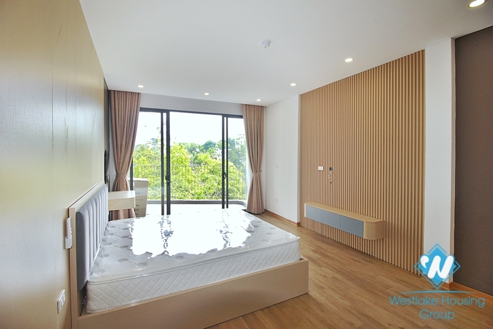 Lake view and brand new one bedroom apartment for rent in Vu Mien st, Tay Ho