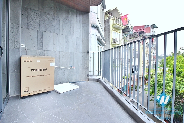 Lake view and brand new one bedroom apartment for rent in Vu Mien st, Tay Ho