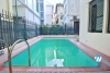 Outdoor-pool five bedrooms house for rent in Dang Thai Mai st, Tay Ho, Ha Noi