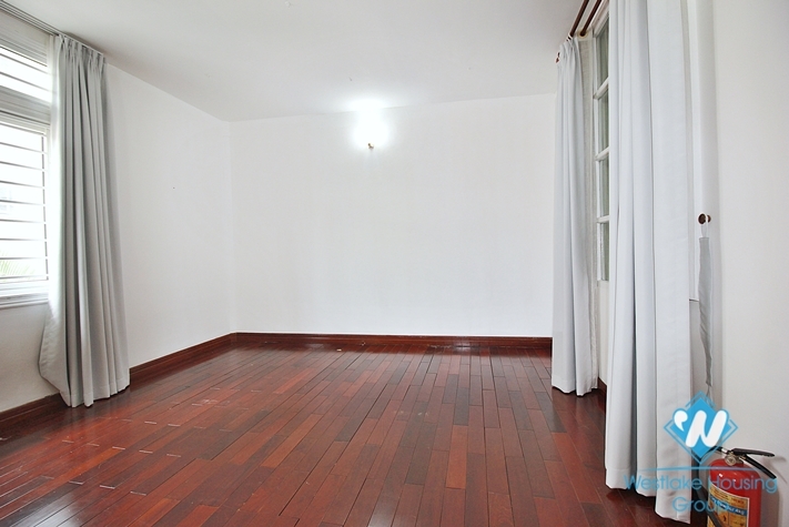 Big yard five bedroom  house in To Ngoc Van street, Tay Ho ward, Ha Noi