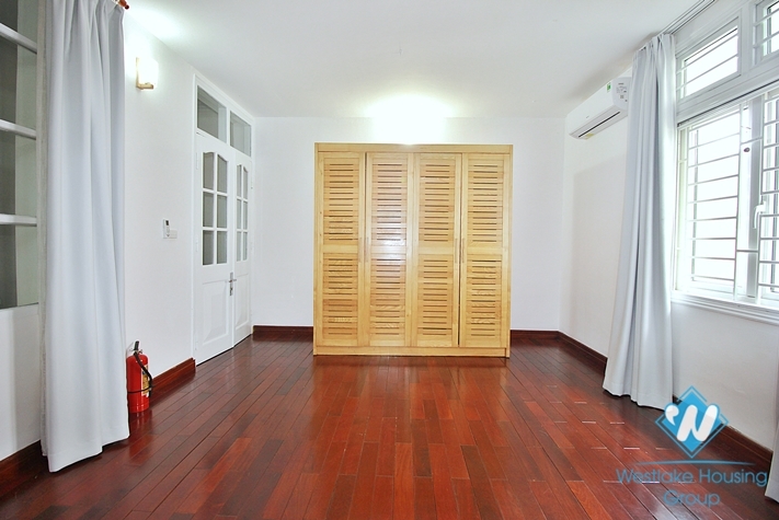 Big yard five bedroom  house in To Ngoc Van street, Tay Ho ward, Ha Noi
