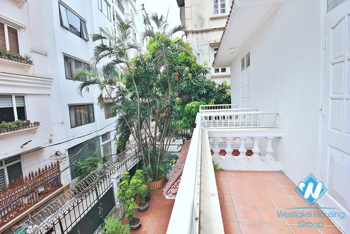 Big yard five bedroom  house in To Ngoc Van street, Tay Ho ward, Ha Noi