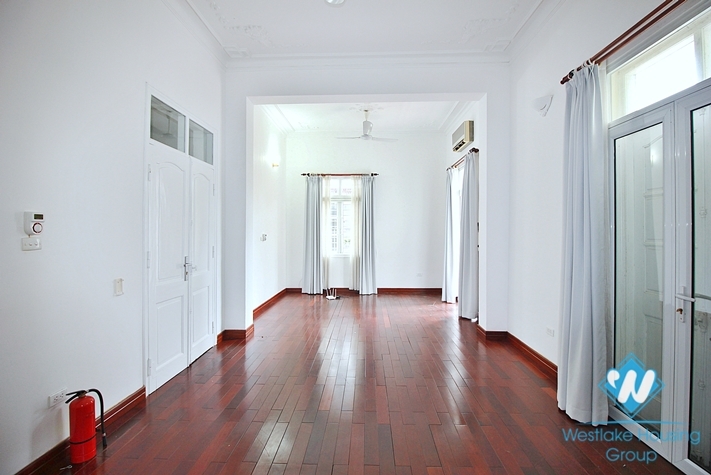 Big yard five bedroom  house in To Ngoc Van street, Tay Ho ward, Ha Noi