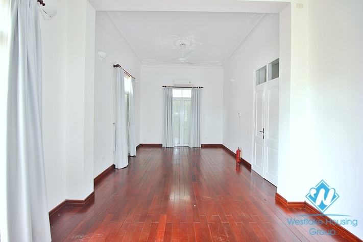 Big yard five bedroom  house in To Ngoc Van street, Tay Ho ward, Ha Noi