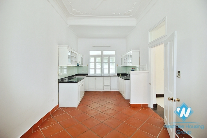 Big yard five bedroom  house in To Ngoc Van street, Tay Ho ward, Ha Noi
