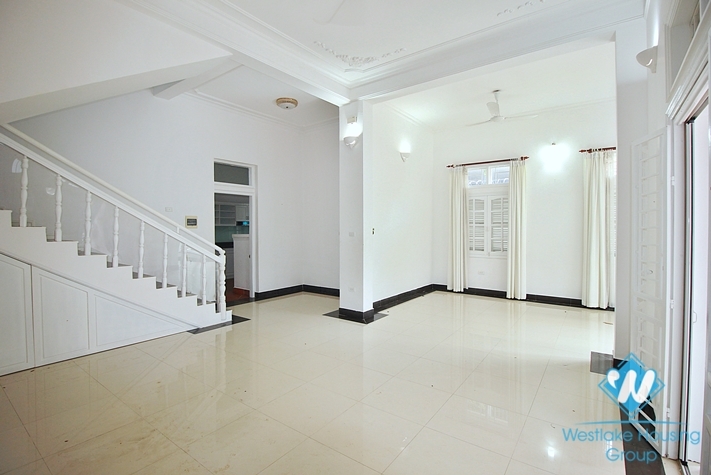 Big yard five bedroom  house in To Ngoc Van street, Tay Ho ward, Ha Noi