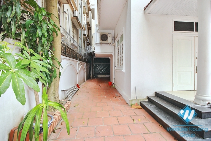 Big yard five bedroom  house in To Ngoc Van street, Tay Ho ward, Ha Noi
