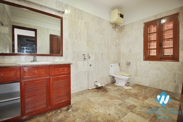 Spacious 5 bedrooms house with huge yard for rent in To Ngoc Van, Tay Ho ward, Ha Noi