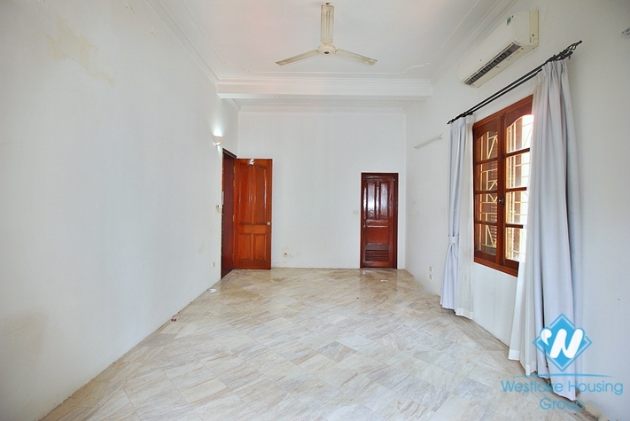 Spacious 5 bedrooms house with huge yard for rent in To Ngoc Van, Tay Ho ward, Ha Noi