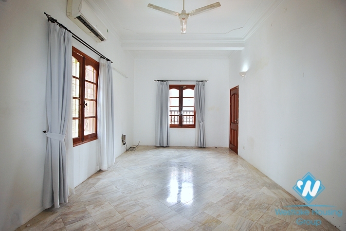 Spacious 5 bedrooms house with huge yard for rent in To Ngoc Van, Tay Ho ward, Ha Noi