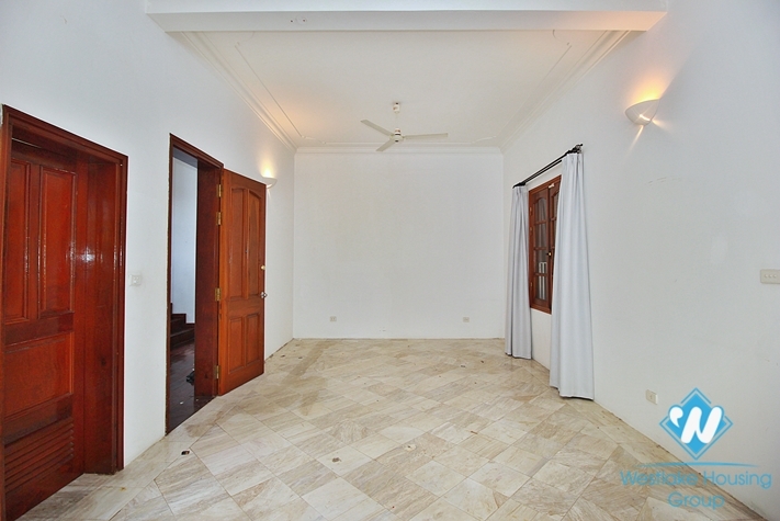 Spacious 5 bedrooms house with huge yard for rent in To Ngoc Van, Tay Ho ward, Ha Noi