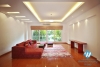 Semi-furnished 4 bedrooms house with big yard for rent in Tay Ho ward, Ha Noi