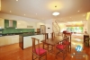 Semi-furnished 4 bedrooms house with big yard for rent in Tay Ho ward, Ha Noi