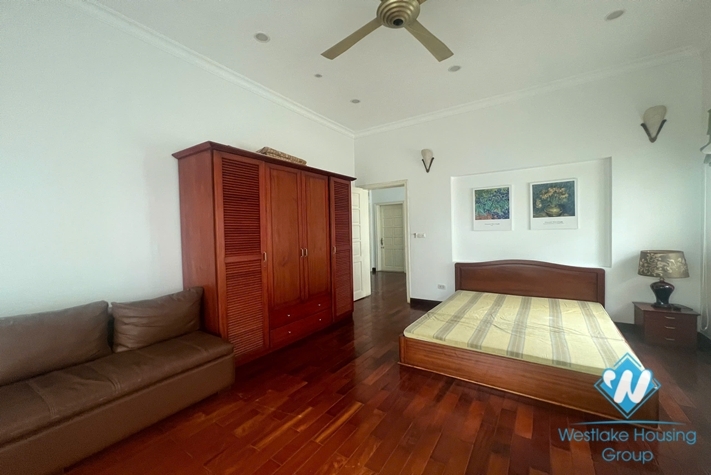 Garden 5 bedrooms house for rent in Ciputra, Tay Ho ward, Ha Noi