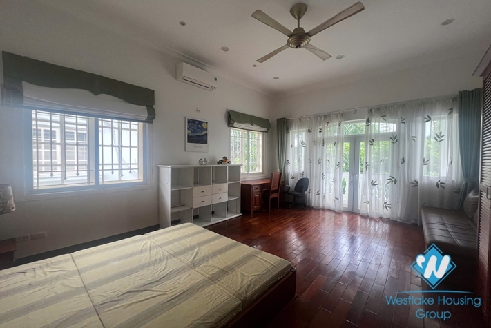 Garden 5 bedrooms house for rent in Ciputra, Tay Ho ward, Ha Noi