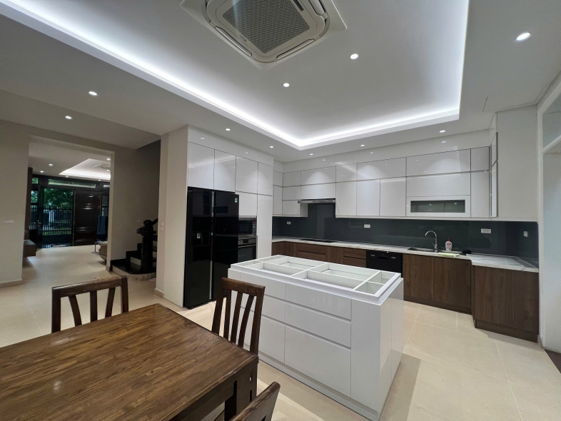 Renovated morden house for rent in D block, Ciputra, Tay Ho ward, Ha Noi