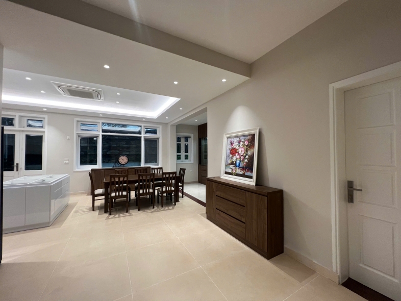 Renovated morden house for rent in D block, Ciputra, Tay Ho ward, Ha Noi