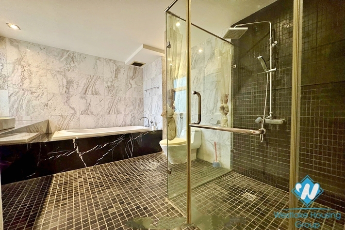 Unfurnished 4 bedrooms house for rent in To Ngoc Van st, Tay Ho ward, Ha Noi