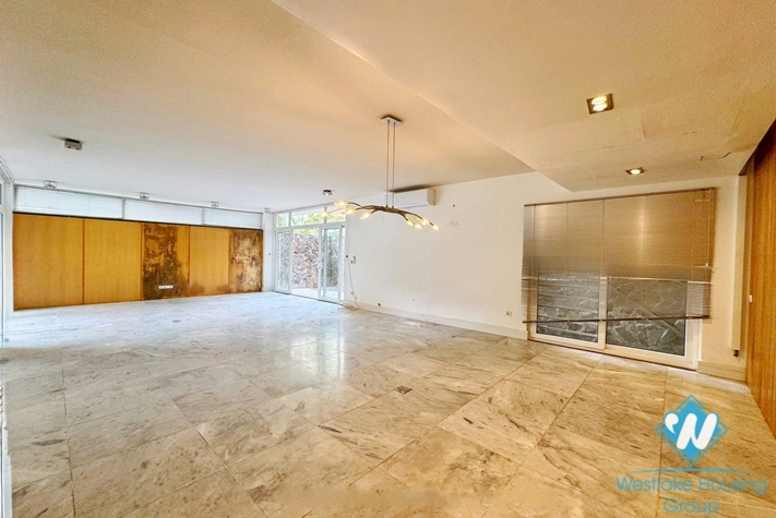 Unfurnished 4 bedrooms house for rent in To Ngoc Van st, Tay Ho ward, Ha Noi