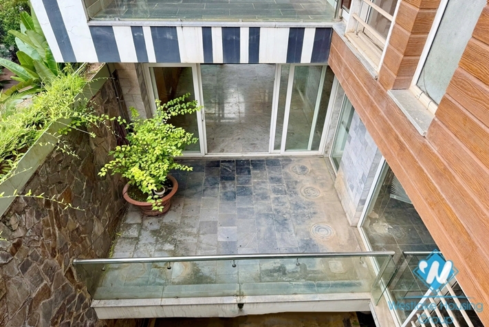Unfurnished 4 bedrooms house for rent in To Ngoc Van st, Tay Ho ward, Ha Noi