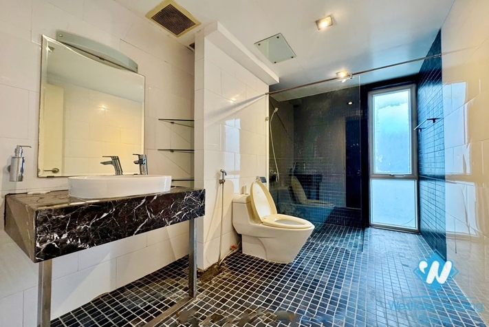 Unfurnished 4 bedrooms house for rent in To Ngoc Van st, Tay Ho ward, Ha Noi