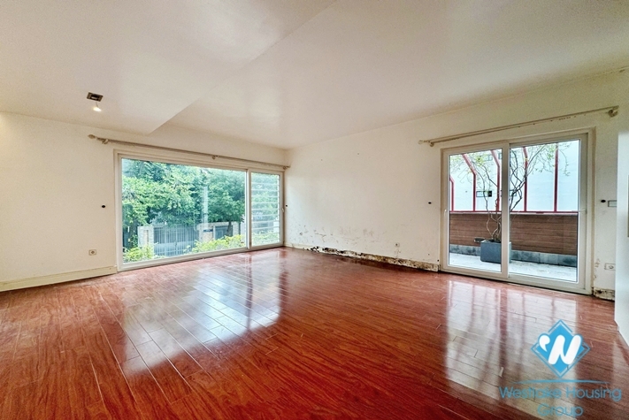 Unfurnished 4 bedrooms house for rent in To Ngoc Van st, Tay Ho ward, Ha Noi