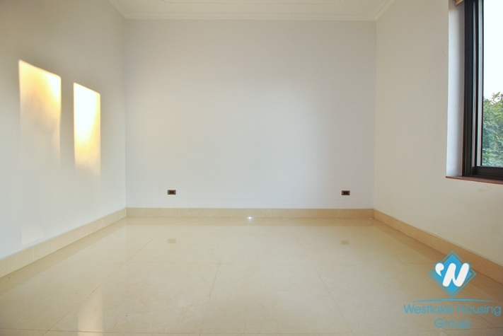 Unfurnished and new 4 bedrooms house for rent in Tay Ho, Ha Noi