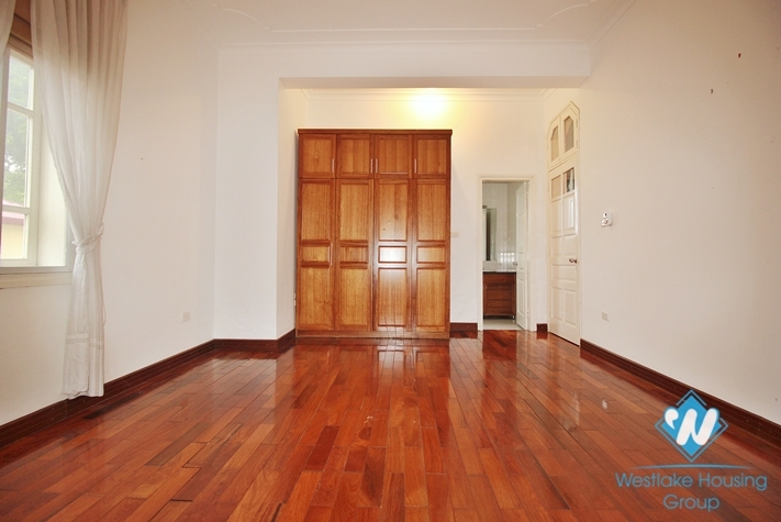 Five bedrooms house with pool for rent in To Ngoc Van st, Tay Ho, Ha Noi
