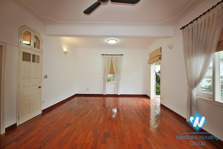 Five bedrooms house with pool for rent in To Ngoc Van st, Tay Ho, Ha Noi