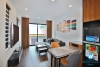 A bright one bedroom apartment for rent on Dang Thai Mai street, Tay Ho, Ha Noi