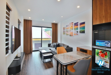 A bright one bedroom apartment for rent on Dang Thai Mai street, Tay Ho, Ha Noi